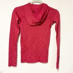 Lululemon Rest Less Pullover Hoodie Thumbholes Raspberry Stretch Athletic Photo 2