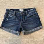 Paige Jimmy Jimmy Cuffed Women's Blue Denim Shorts Size 25 Photo 1