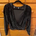 Black Cropped Soft Top Size M Photo 0