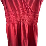 Eddie Bauer Women's Sleeveless Pink Midi Dress Size S V-Neck Photo 5