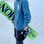 Snowboard hoodie Blue Size XL Photo 0