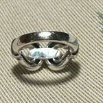 Lagos 925 Sterling Silver Diamond Buckle Derby Ring Size 6 Photo 13