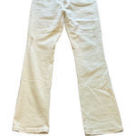 7 For All Mankind  white distressed bootcut jeans Photo 0