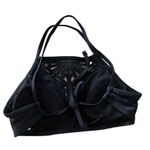 Xhilaration NWT Xhiliration Black Halter Cut Out Bikini Top Strappy size Small Photo 1