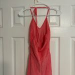 Lulus Lulu’s Chasing Sun Pink Tiered Keyhole Halter Midi Dress Photo 3