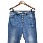 Pilcro and the Letterpress  High Rise Flare Cropped Jeans Button Fly size 32 Photo 3