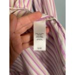 Rag and Bone  Women's Indiana Striped Twisted Shirt Pink White Size XS Photo 11