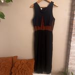 ANYHRO | CORY LYN CALTER Black + Rust Sleeveless Romper Size M Photo 1