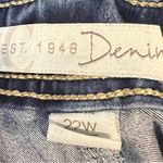 Cato Denim Size 22W Stretch Blue Denim Jeans w/Embellishments & Embroide… Photo 8