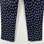Boden Richmond 7/8‎ Black Swirl Design Career Pants Size 6P Photo 8