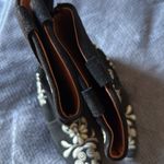 Agave Sky Black Leather Pointed Toe Embroidered Western Boots Size 5 Cowboy Heel Photo 4