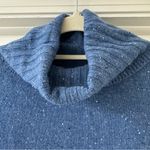 Derek Lam  10 Crosby Blue Cashmere Turtleneck Ribbed Knit Sweater, Size M Photo 1