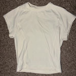 Cream cropped compression tee Tan Size xs/s Photo 0