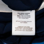 Joie  Amzie Blue White Colorblock Pleated Chiffon Tank Top Blouse Small Photo 2