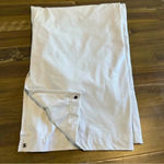 ADAY  Cooler Days Culottes Cloud XS Cool Gray Wide Leg Cropped Slit Resort Photo 15