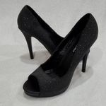 Michael Antonio  Black Shimmer Stiletto Platform Pumps 7.5 Photo 3