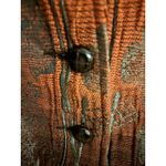 TanJay Petites Women's Textured Brocade Blazer Jacket Orange Brown 6P 6 Photo 4