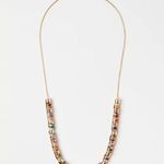 Loft  tortoise shell beaded long necklace Photo 0