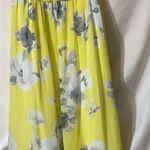 Yellow Floral Maxi Dress Size 16 Photo 1