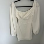 Princess Polly EUC  Lillie Long Sleeve Mini Dress White - Size 0 Photo 3