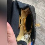 Lou Taylor Vintage Ruched Crossbody Bag Black & Gold Photo 8