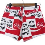 Coca-Cola  Red White Sz 5 Jeans Shorts Photo 0