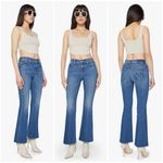 đź’•MOTHER SUPERIORđź’• The Weekender Flare Jeans ~ It's A Small World 28 NWOT Blue Photo 2