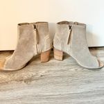 Toms Majorca Peep Toe Suede Perforated Boots Size 9 Photo 3