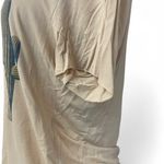 PINK - Victoria's Secret PINK Victoria Secret Tan Cactus Graphic Tee Oversized Super Soft M Off Shoulder Photo 3