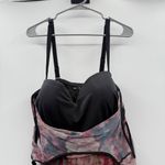 Torrid Floral Print Mesh Underwire One Piece Swimsuit Sz 2X DD/F Photo 6