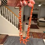 Stunning Natural Coral Branch Necklace Photo 4