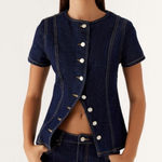 Peppermayo  Denim Top Photo 0