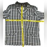 We The Free Luminary Plaid Flannel Jacket Blazer Double Breasted Neutral Tan S Photo 11