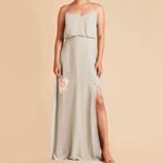 Birdy Grey Elegant  taupe / neutral bridesmaid cocktail formal dress, chiffon Photo 2
