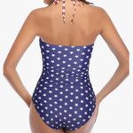 Tempt Me Women Sexy Cutout One Piece Swimsuits Tummy Control High Waisted Halter Front Tie Knot Photo 1