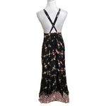 Poupette St. Barth NWT Mara Silk Maxi Dress Women’s Size Small Open Back Satin Photo 2