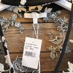 WAYF Romy Choker Mesh Floral Embroidered Black Minidress Size Small NWT Photo 5