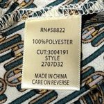 Max Studio New Boho Print Faux Wrap Chiffon Boho Peasant Blouse Long Sleeve Sz M Photo 7