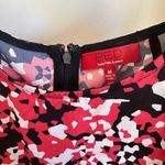 Red Saks Fifth Avenue Sleeveless Peplum Blouse Womens Medium Photo 1