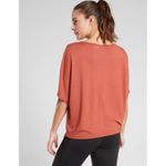 Athleta NWOT  Dolman Tee Burnt Orange Size Small S Oversized Short Sleeve Photo 1