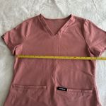 Jaanuu  Mauve Scrub Set Photo 9