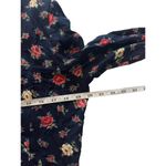 Susan Bristol Women's Navy Blue Floral Top Photo 4