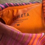 Athleta  Striped Pink and Orange Bikini Set small bottoms medium top Photo 3