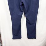 FIGS  Large Scrub Pants Navy Blue Elastic Waist Cargo Pocket Medical Uniform 1426 Photo 8