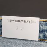 We Wore What  Denim Cuffed Shorts NWT Size 26 Boho Distressed Jean Short Photo 5
