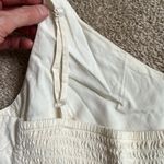 Old Navy Cream Spaghetti Strap Flowy Tank Top Size Small Photo 4