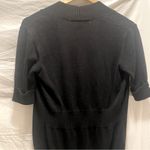 89th and Madison Cropped Cut Black Open Front 3/4 Sleeve Cardigan | Size: S Photo 5