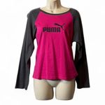 Puma Vintage Pink and Gray  Raglan Sleeve Top Photo 1