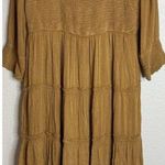 Studio West  Apparel Womens XL Smocked Tiered Maxi Dress Lagenlook Hippie Boho Photo 0
