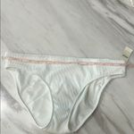Aerie  White Ribbed Bikini Bottoms Photo 3